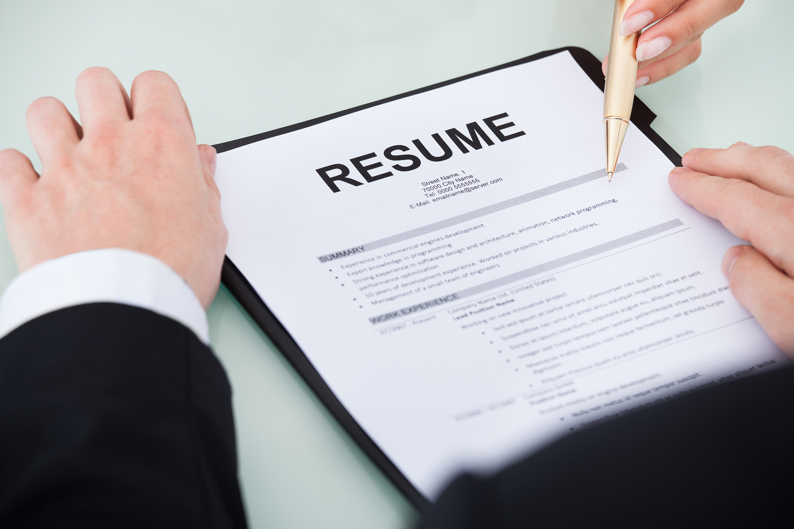 how to write an excellent resume work history